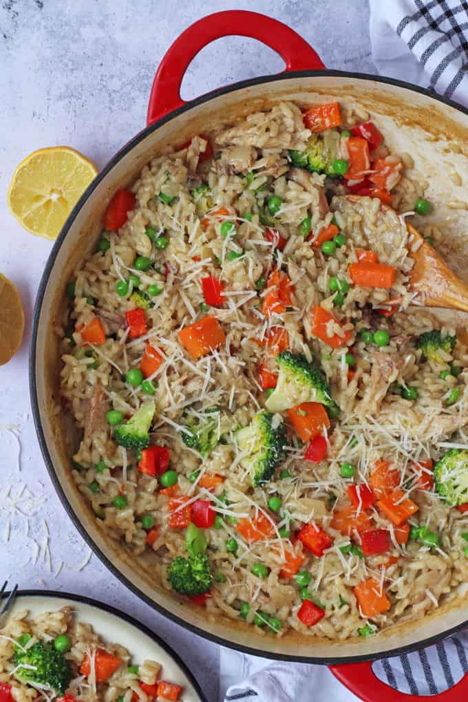 easy chicken risotto