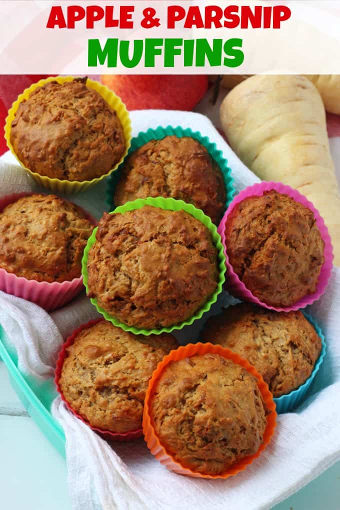 Parsnip Muffins Pinterest Pin