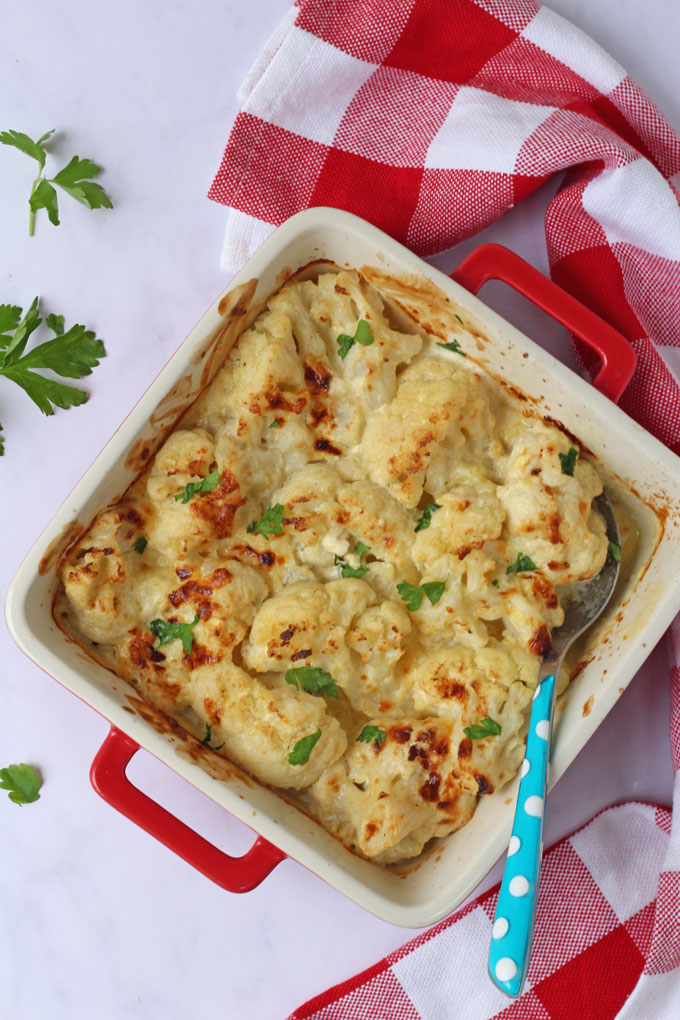 easy cauliflower cheese