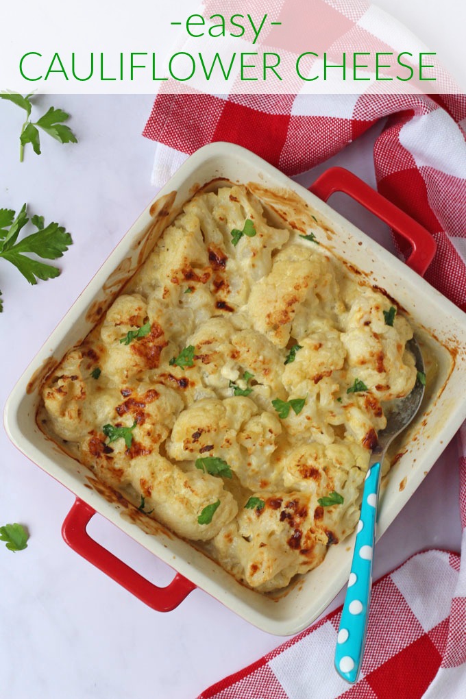 easy cauliflower cheese