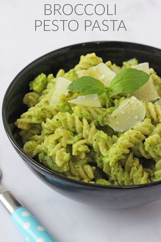 broccoli pesto pasta pinterest pin