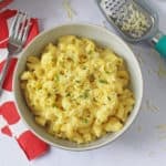 A delicious Mac & Cheese recipe with hidden courgettes, made in one pot with Arla Organic Free Range Milk