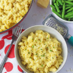 A delicious Mac & Cheese recipe with hidden courgettes, made in one pot with Arla Organic Free Range Milk