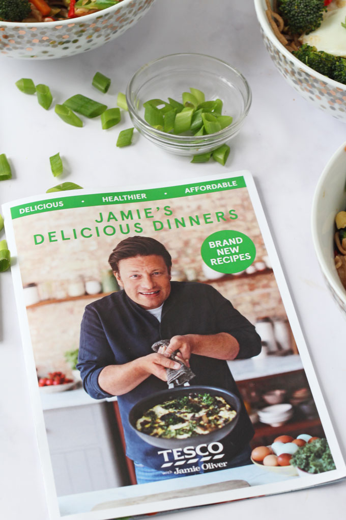 jamie's delicious dinners leaflet for tesco