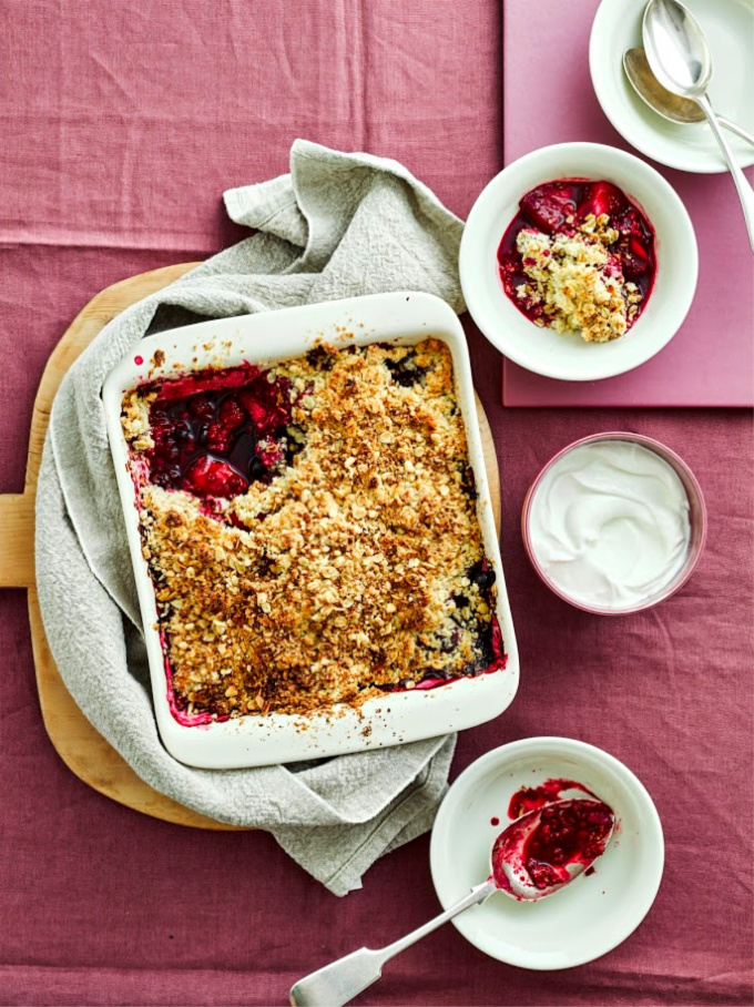 Apple & Berry Crumble recipe