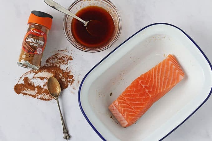 Cinnamon Spiced Salmon ingredients