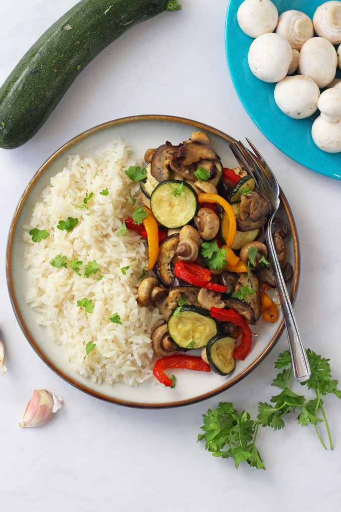 Mediterranean Vegetable Stir Fry