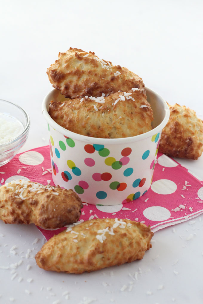 Coconut Bites made in the Tefal Actifry