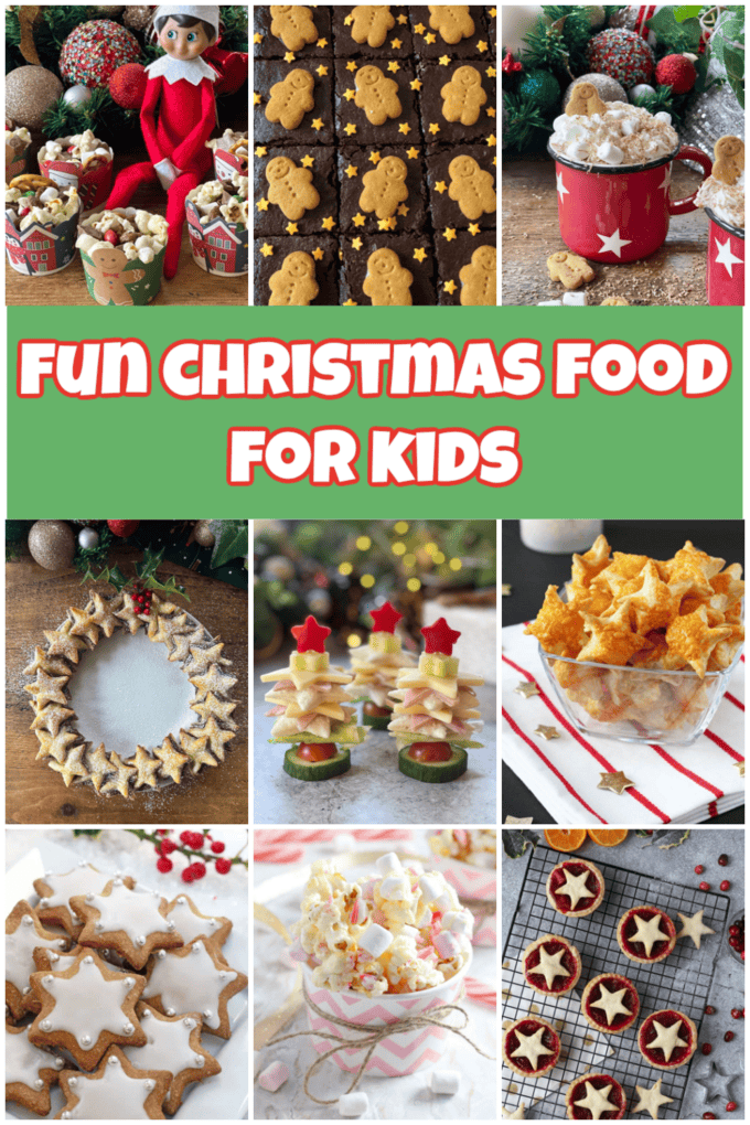 Fun Christmas Food For Kids collage