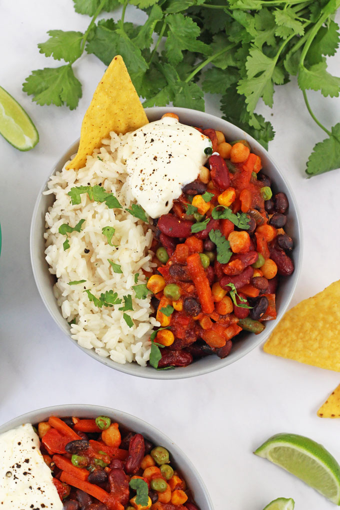 Veggie Bean Chilli Bowl