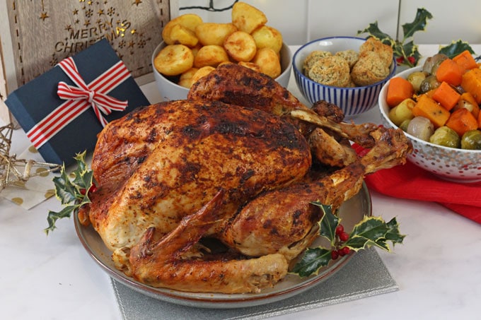 Christmas Turkey with vegetables