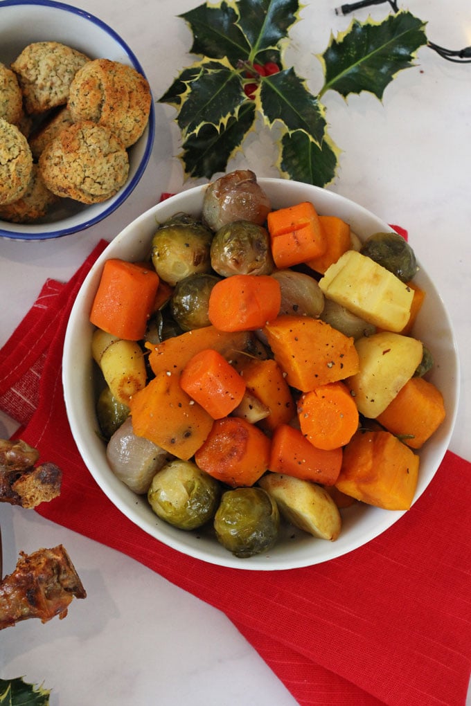 finished vegetables served in a bowl