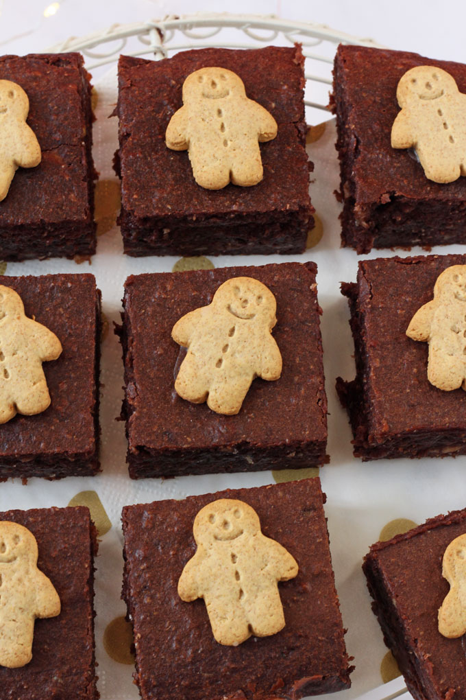 Christmas Gingerbread Brownies