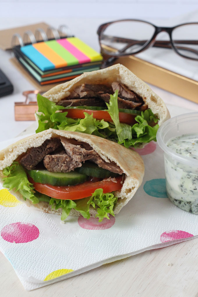 Greek Lamb Pitta Breads