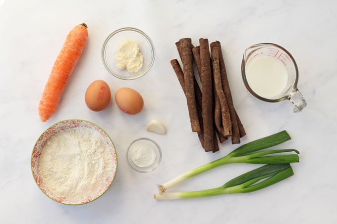 Ingredients for Salsify Pancakes