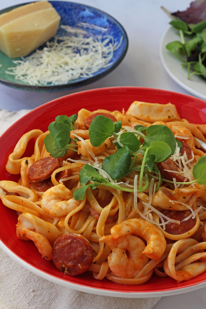 Seafood Linguine 