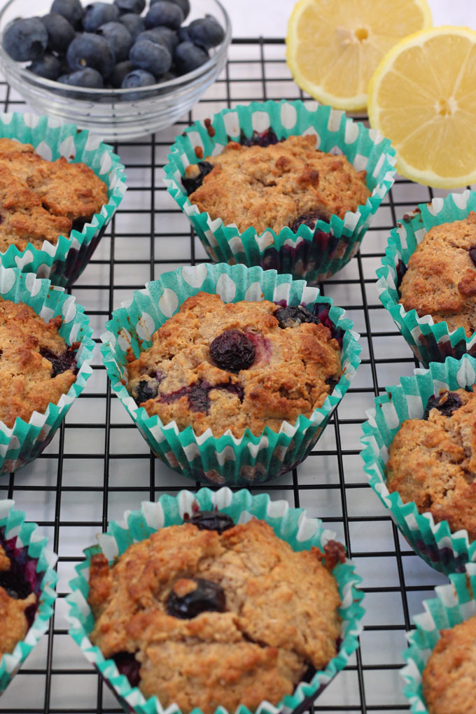 Blueberry & Lemon Breakfast Weetabix Muffins
