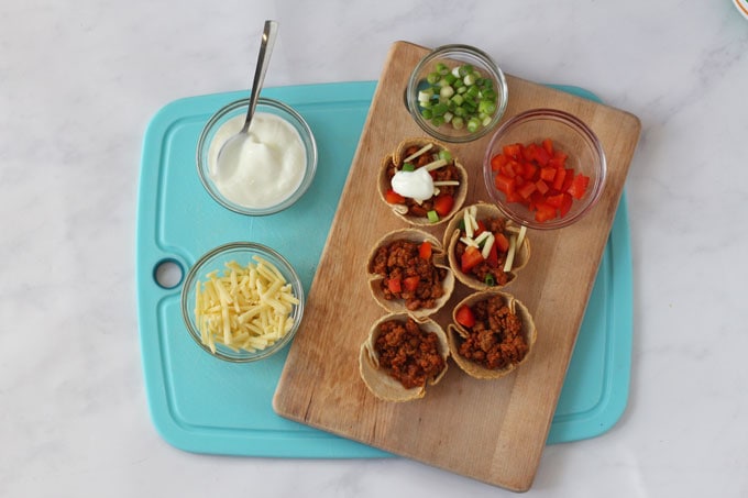 Quorn Taco Cups