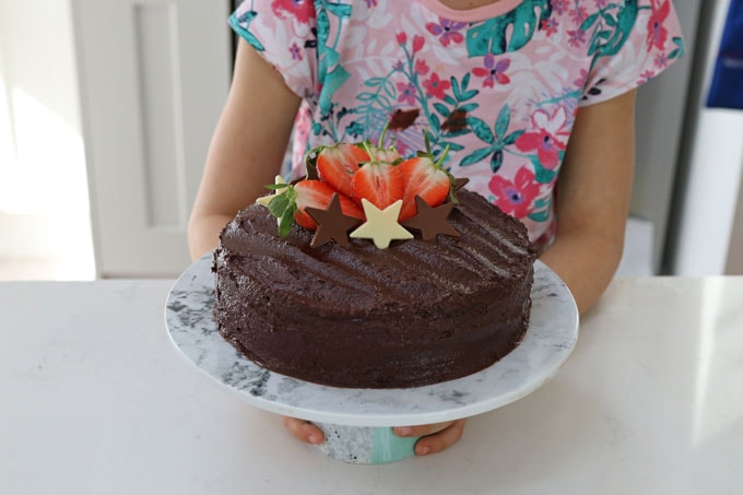 Gluten-Free Chocolate Fudge Cake - From The Larder