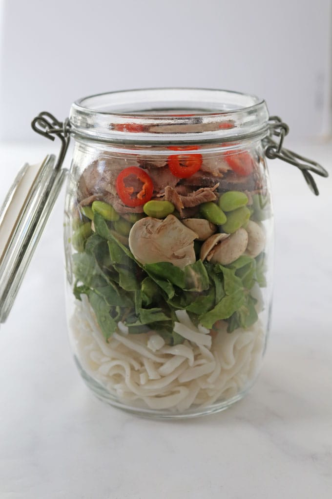 Lamb Noodle Soup in a Jar