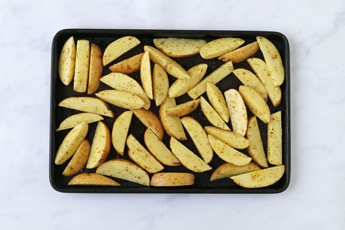 Homemade Chips with Skins on