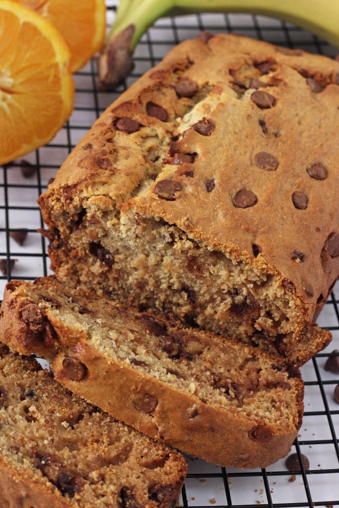 chocolate orange banana bread