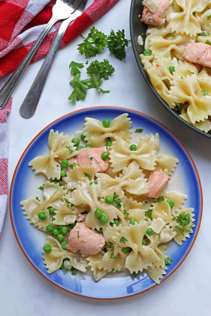 Creamy Salmon Pasta My Fussy Eater Easy Kids Recipes