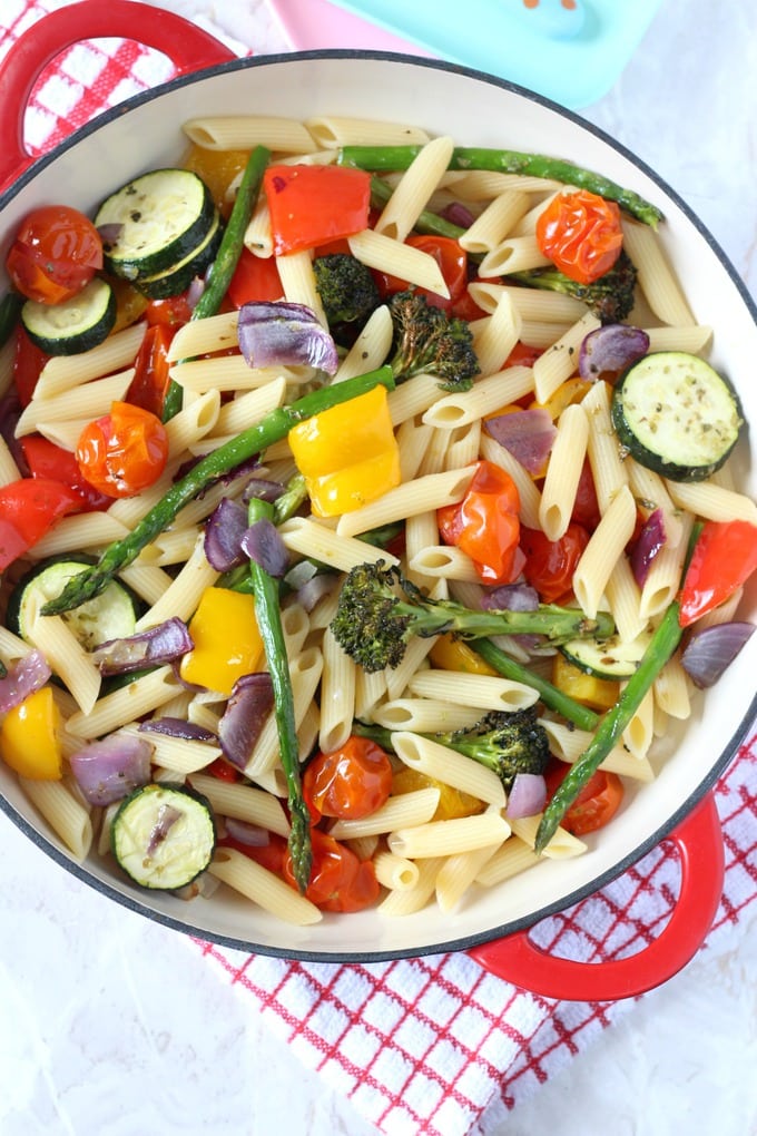 Roasted Vegetable Pasta Recipe