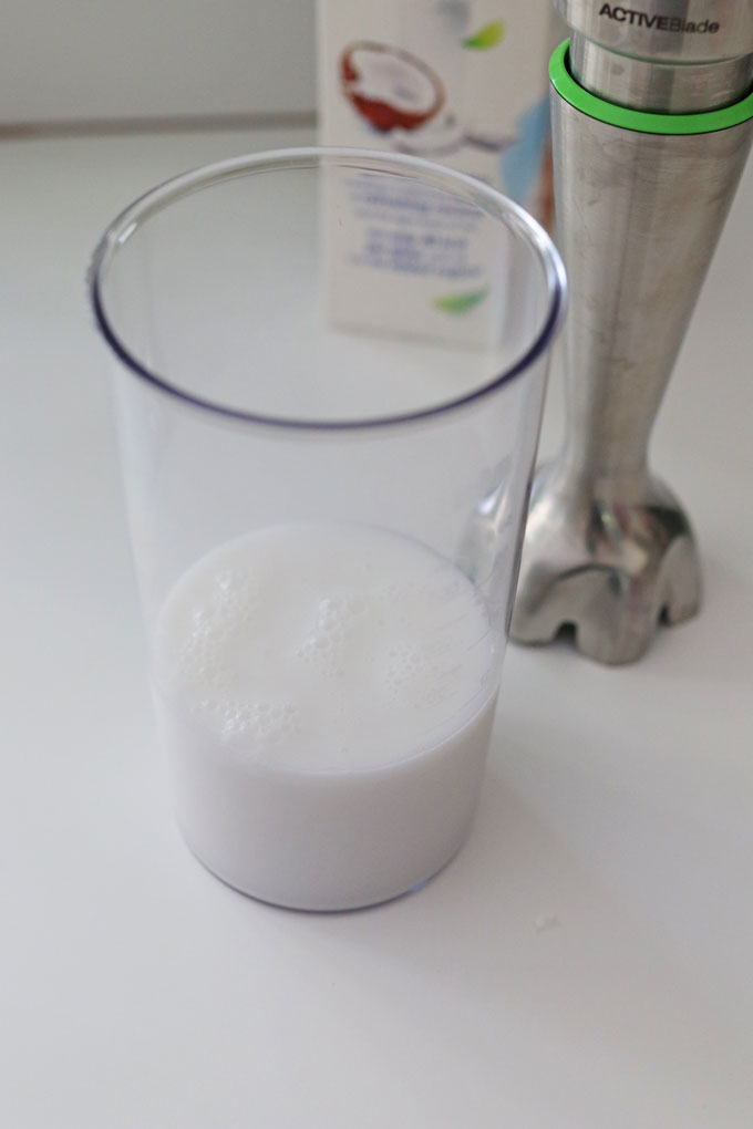 beaker containing milk