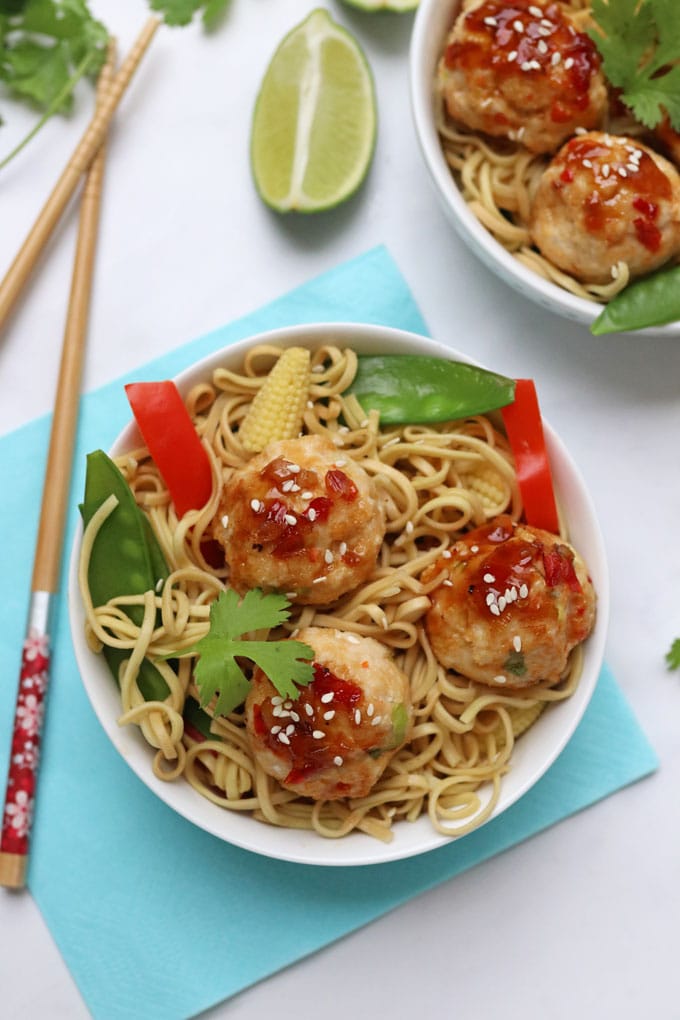 Sweet Chilli Chicken Meatballs