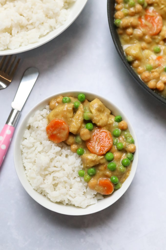 Chinese Chicken Curry recipe with rice