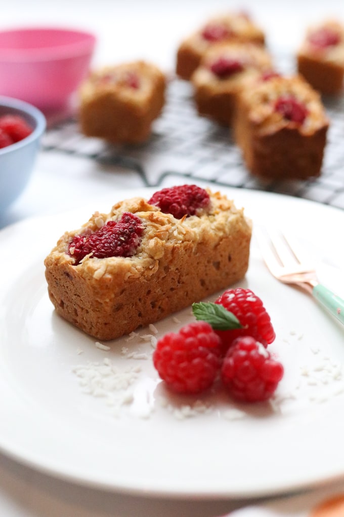 Raspberry & Coconut Mini Loaf Recipe