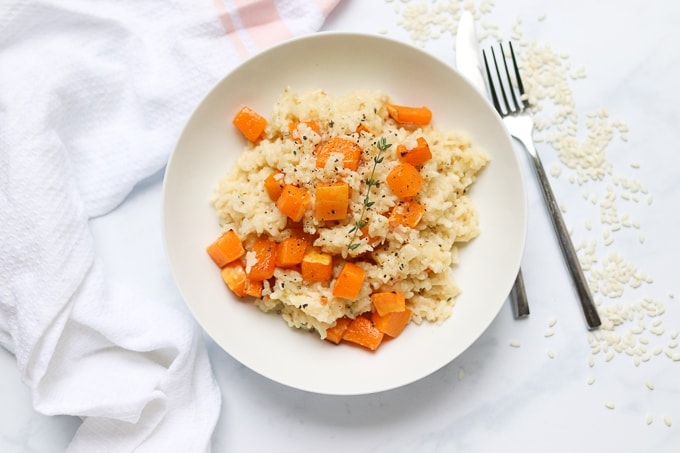 Baked Butternut Squash Risotto