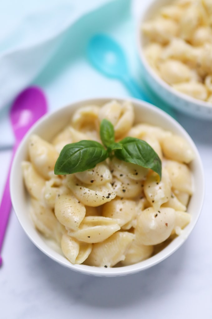 One Pot Creamy Cheesy Cauliflower Pasta for Kids