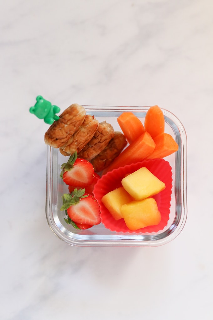 Sausage Skewer Snack Box for Kids