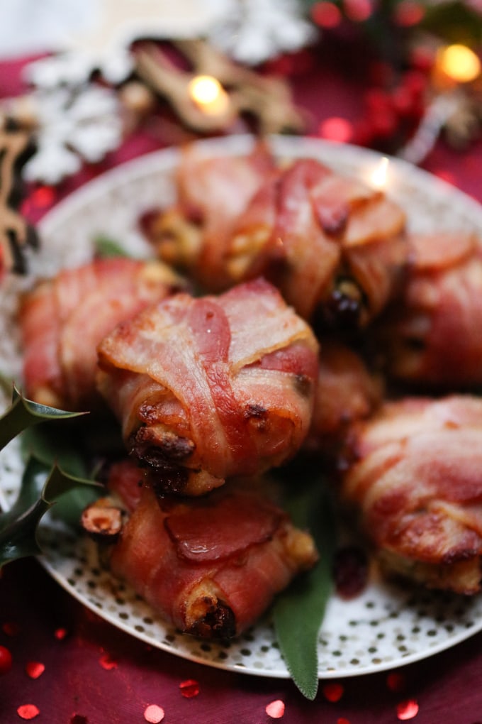 cranberry & orange stuffing parcels
