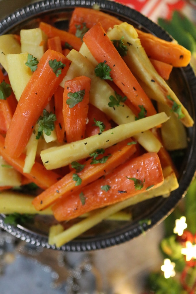 Garlic & Herb Christmas Veggies