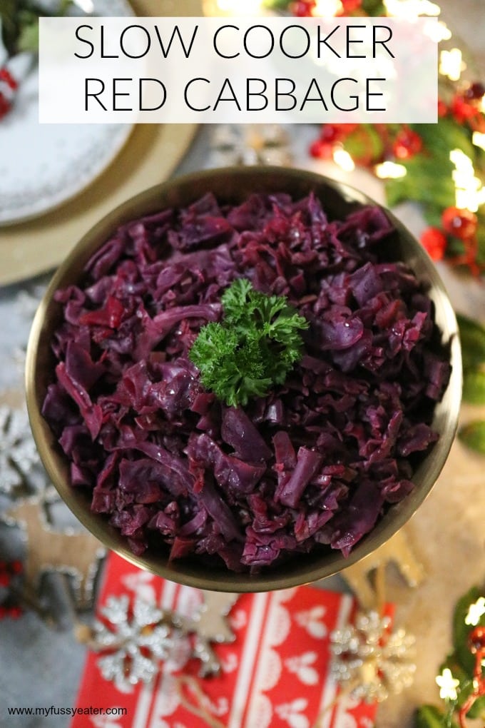 slow cooker red cabbage