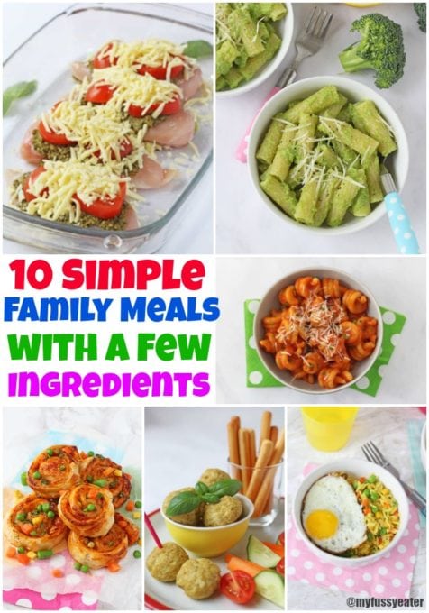 Simple Family Meals With Few Ingredients - My Fussy Eater | Easy Family ...