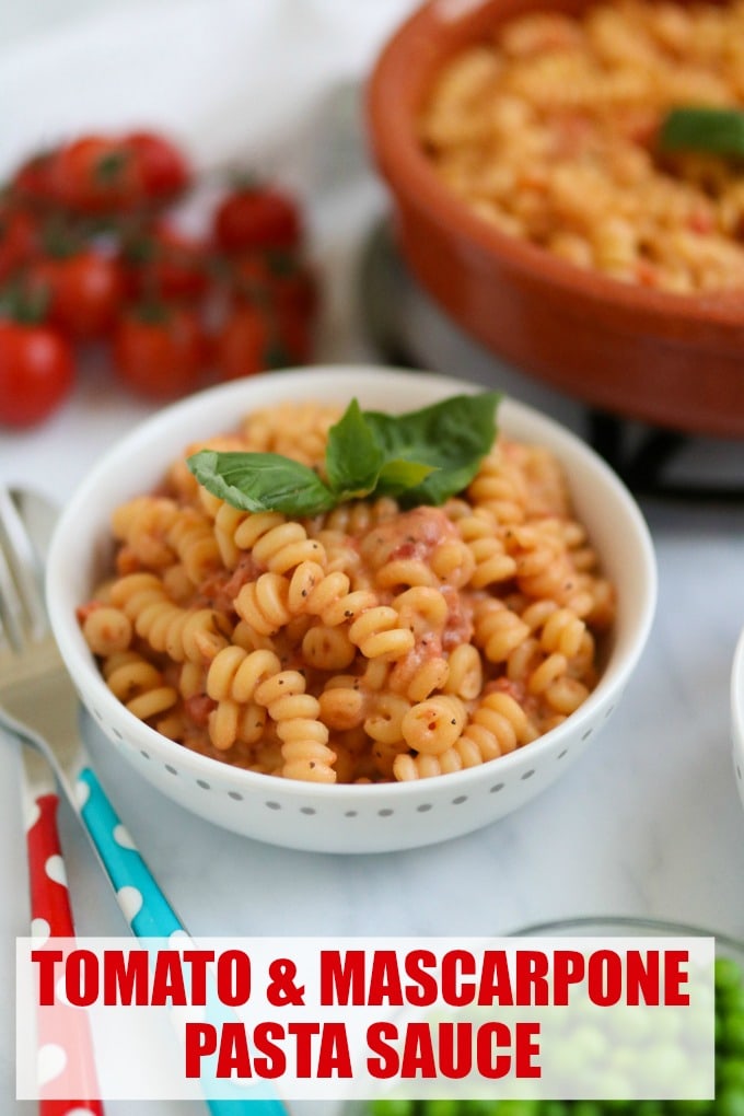 Quick and Easy Pasta Recipe - Tomato & Mascarpone