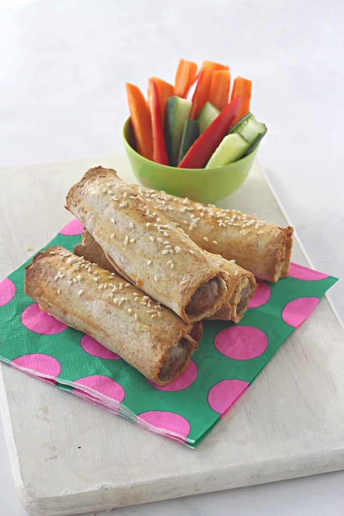 Tortilla Sausage Rolls