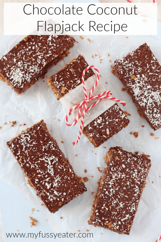 chocolate coconut flapjacks