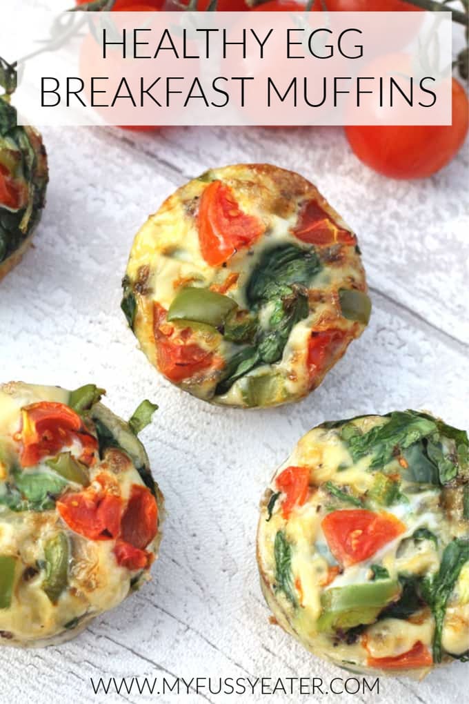 healthy egg breakfast muffins pinterest pin