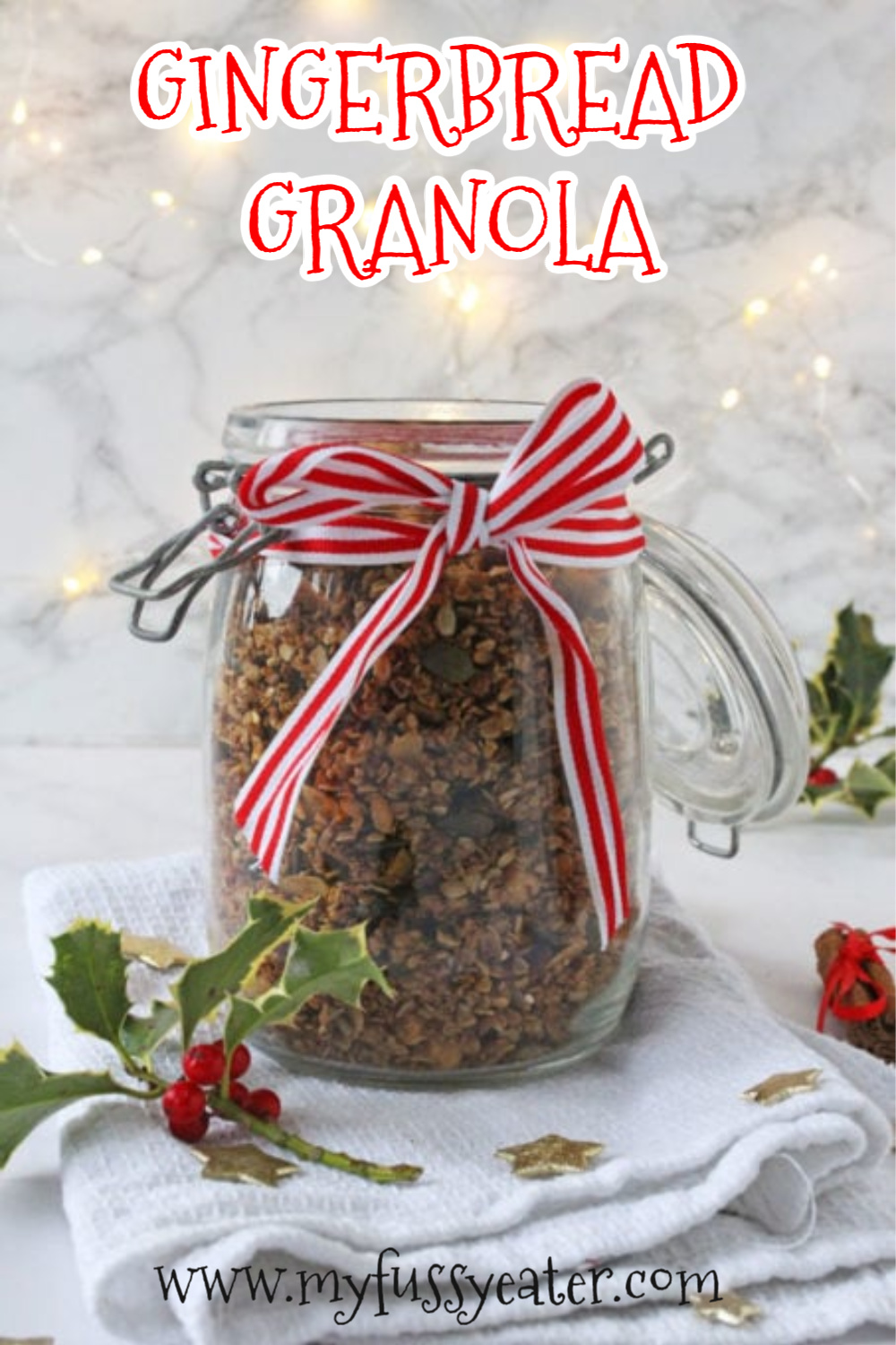  granola pinterest pin 