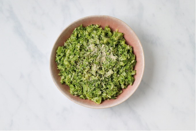 Garlic & Parmesan Broccoli Mash