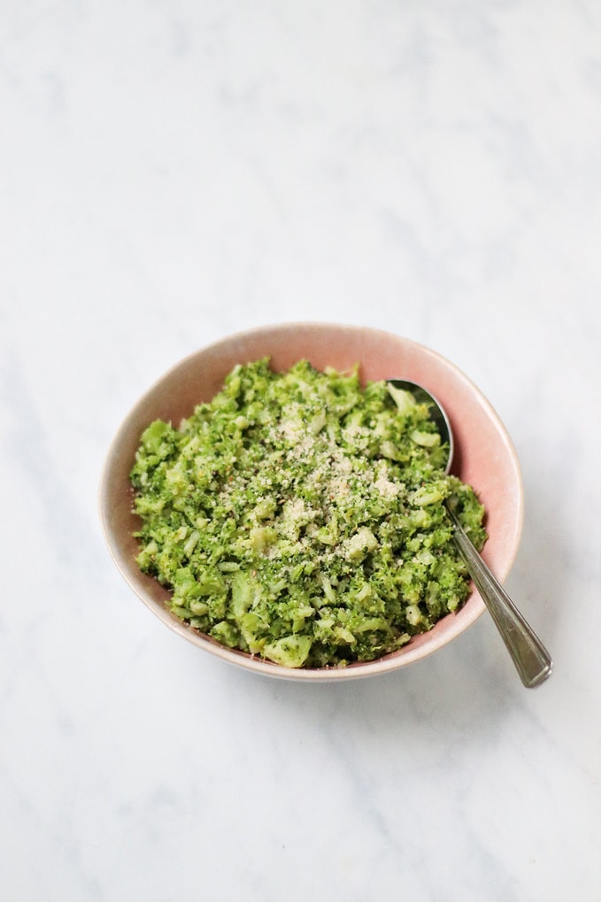 Garlic & Parmesan Broccoli Mash