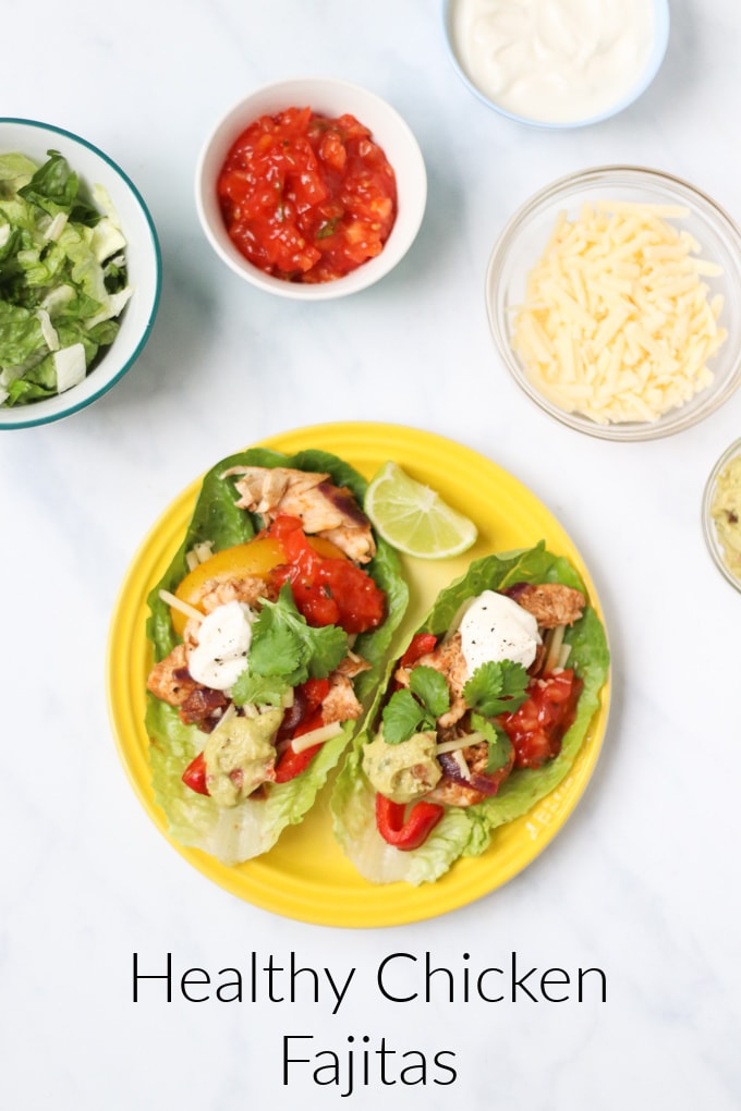 Healthy Chicken Fajitas