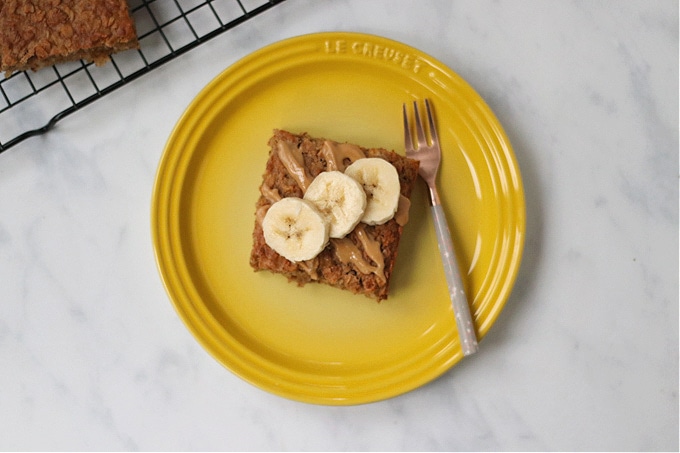 Peanut Butter & Banana Breakfast Bars