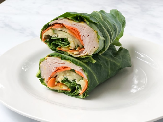 Chicken & Cheese Spring Green Wrap