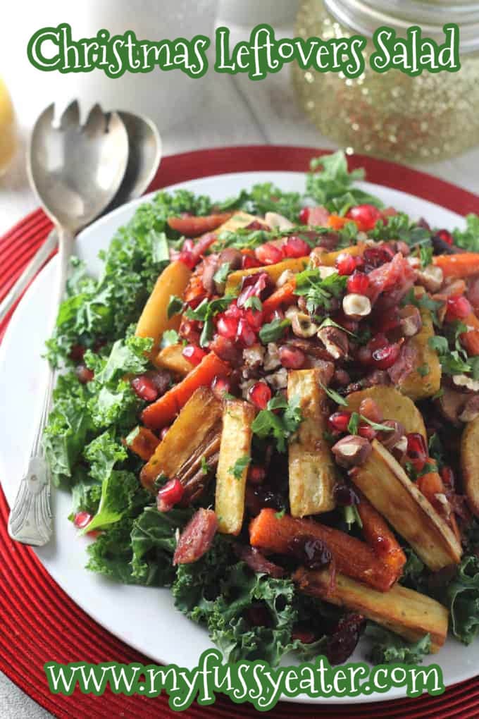 Christmas Leftovers Salad Pinterest Pin